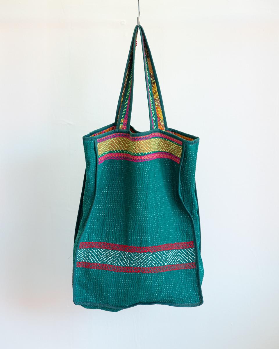 Reversible Kantha Market Bag