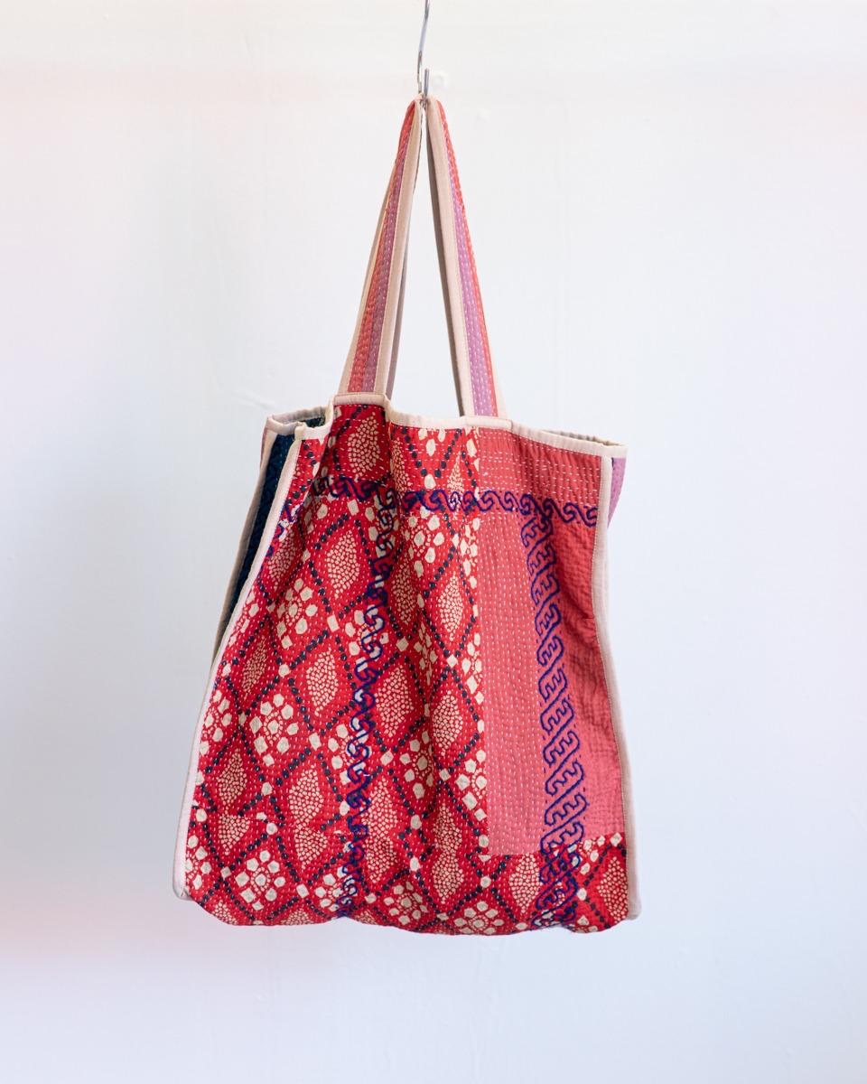 Reversible Kantha Market Bag