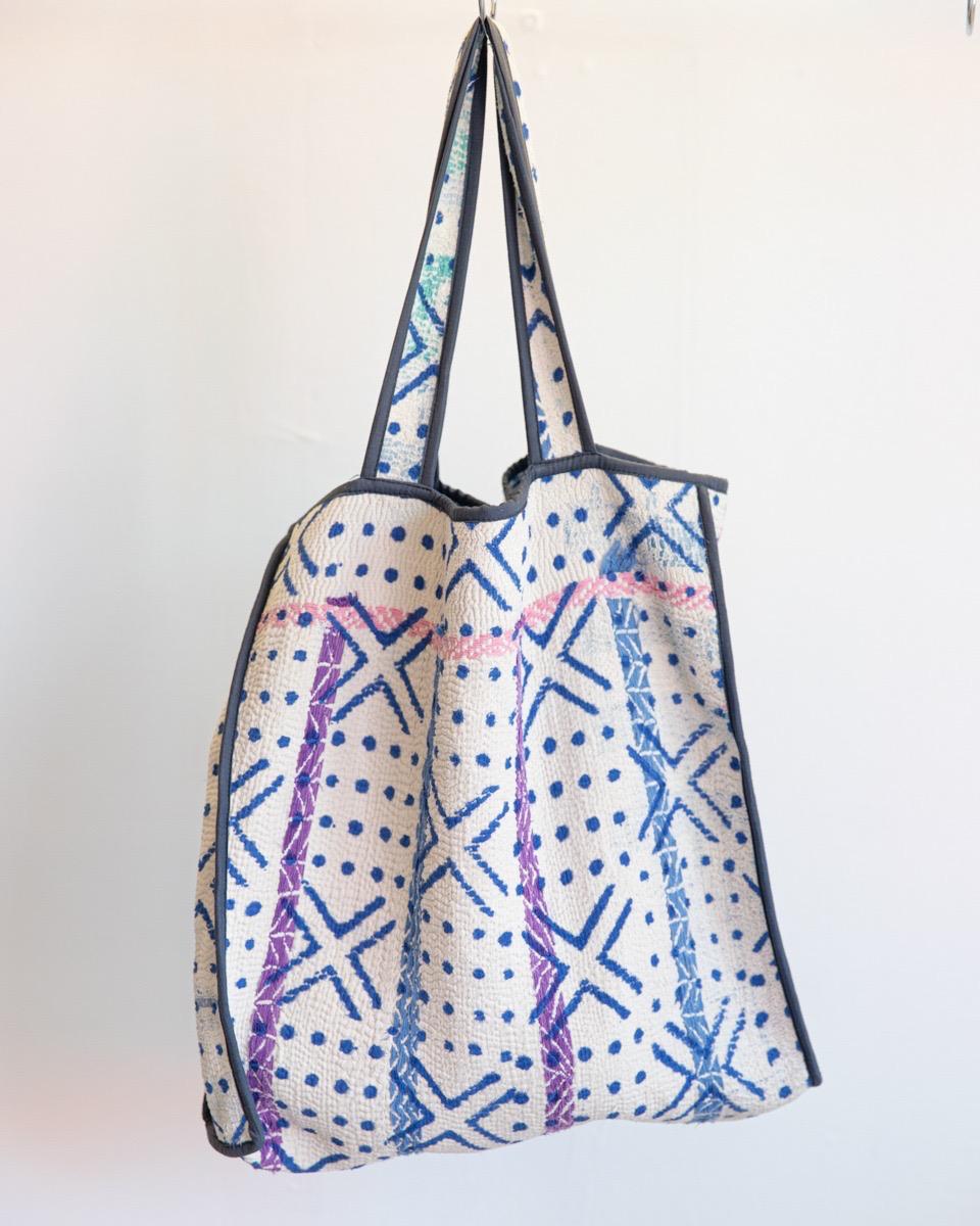 Reversible Kantha Market Bag