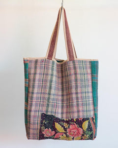 Reversible Kantha Market Bag