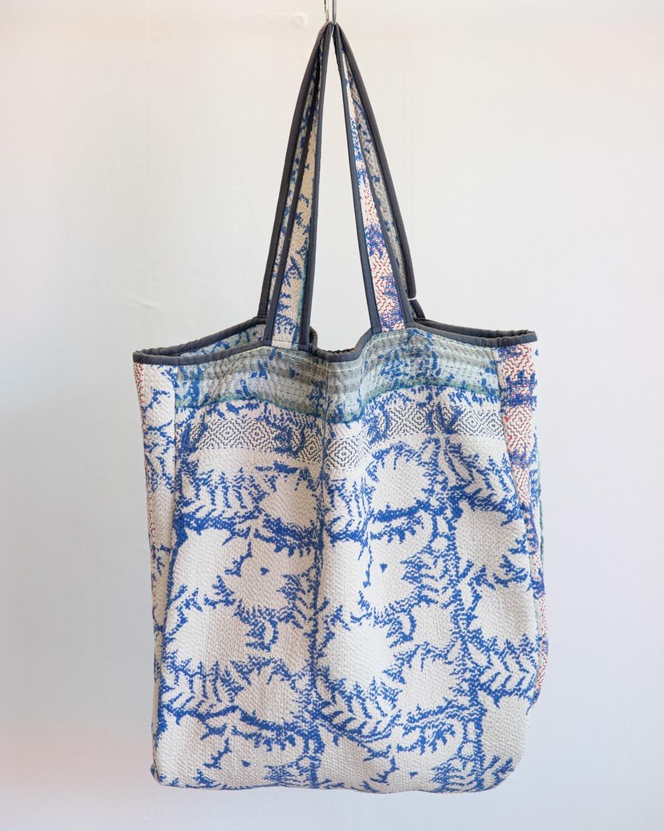 Reversible Kantha Market Bag