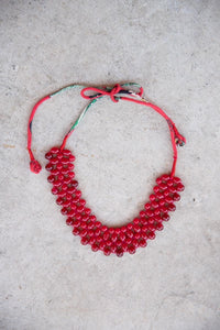 Red Glass Necklace