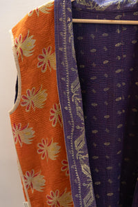 Old Kantha reversible vest