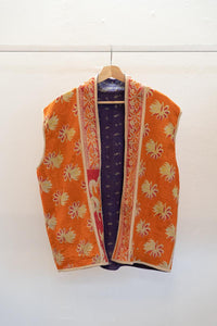 Old Kantha reversible vest