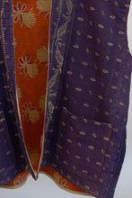 Load image into Gallery viewer, Old Kantha reversible vest
