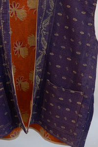 Old Kantha reversible vest