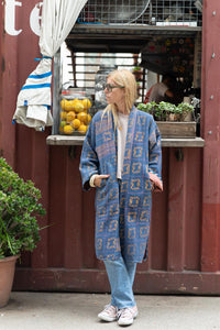 REVERSIBLE OLD KANTHA JACKET