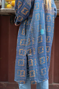 REVERSIBLE OLD KANTHA JACKET