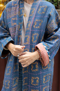 REVERSIBLE OLD KANTHA JACKET