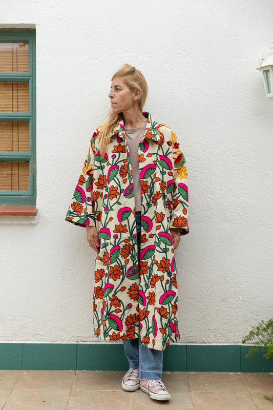 Embroidered coat