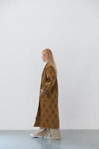 REVERSIBLE LONG QUILTED COAT