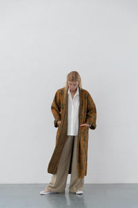 REVERSIBLE LONG QUILTED COAT