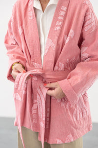 APPLIQUE KIMONO