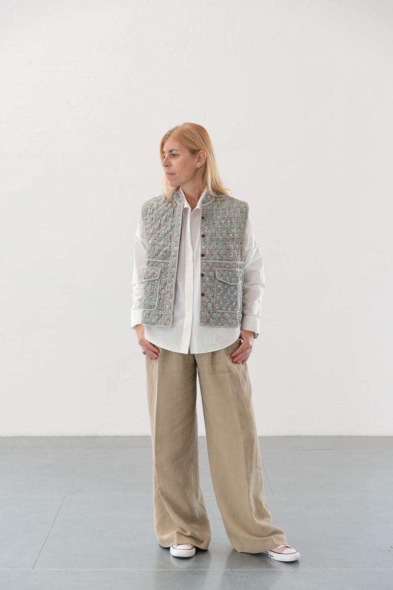 QUILTED REVERSIBLE VEST