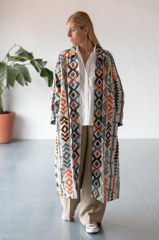 JORDANA WHITE KIMONO