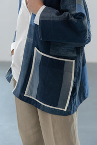 PATCHWORK JEANS KIMONO