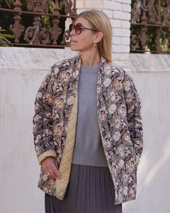 Quilted Kimono with belt