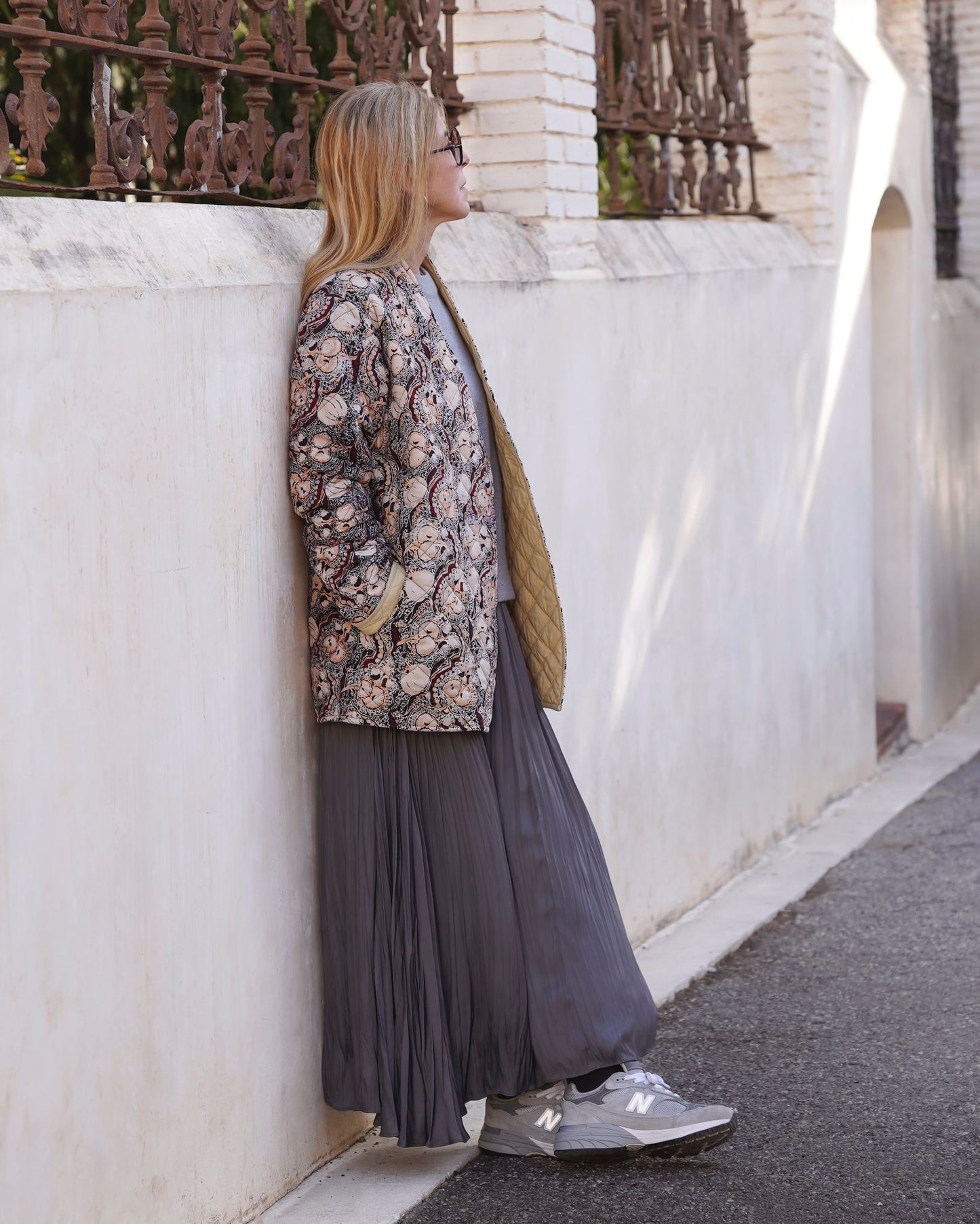 Quilted Kimono with belt