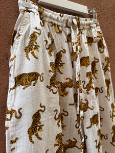 White tiger Cotton Pijama