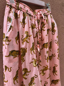 Pink Tiger Cotton Pijama