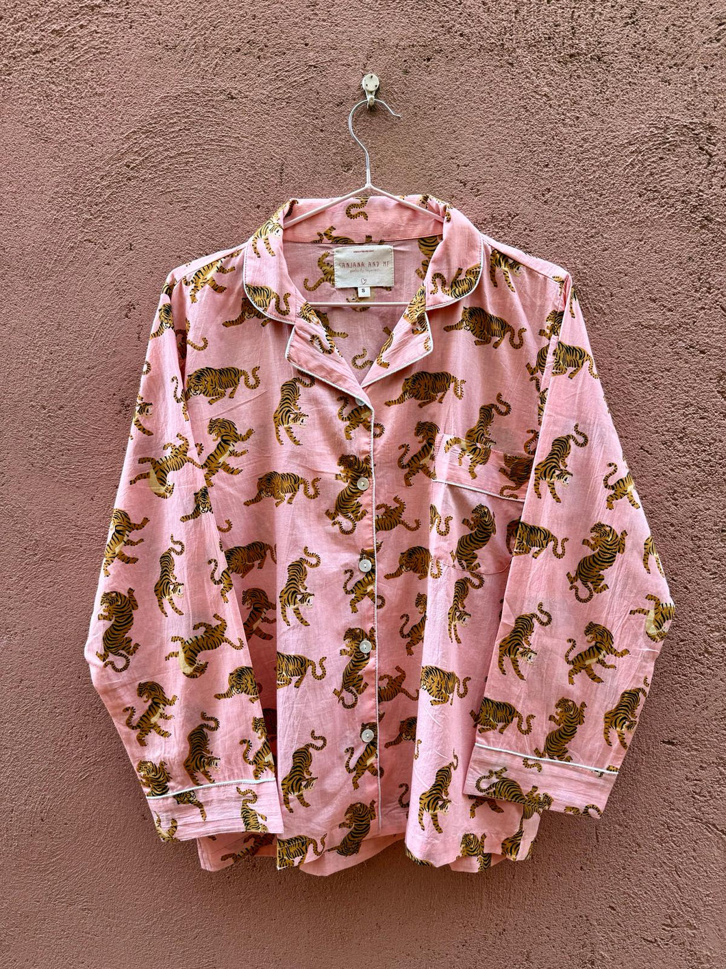 Pink Tiger Cotton Pijama