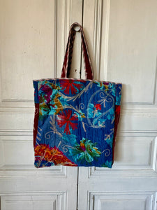 Embroidered Kantha Market Bag