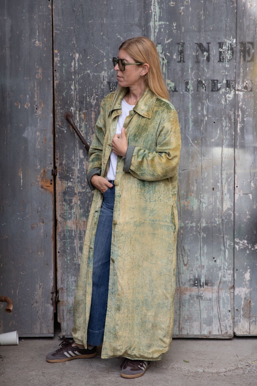 Meera Silk Velvet Coat