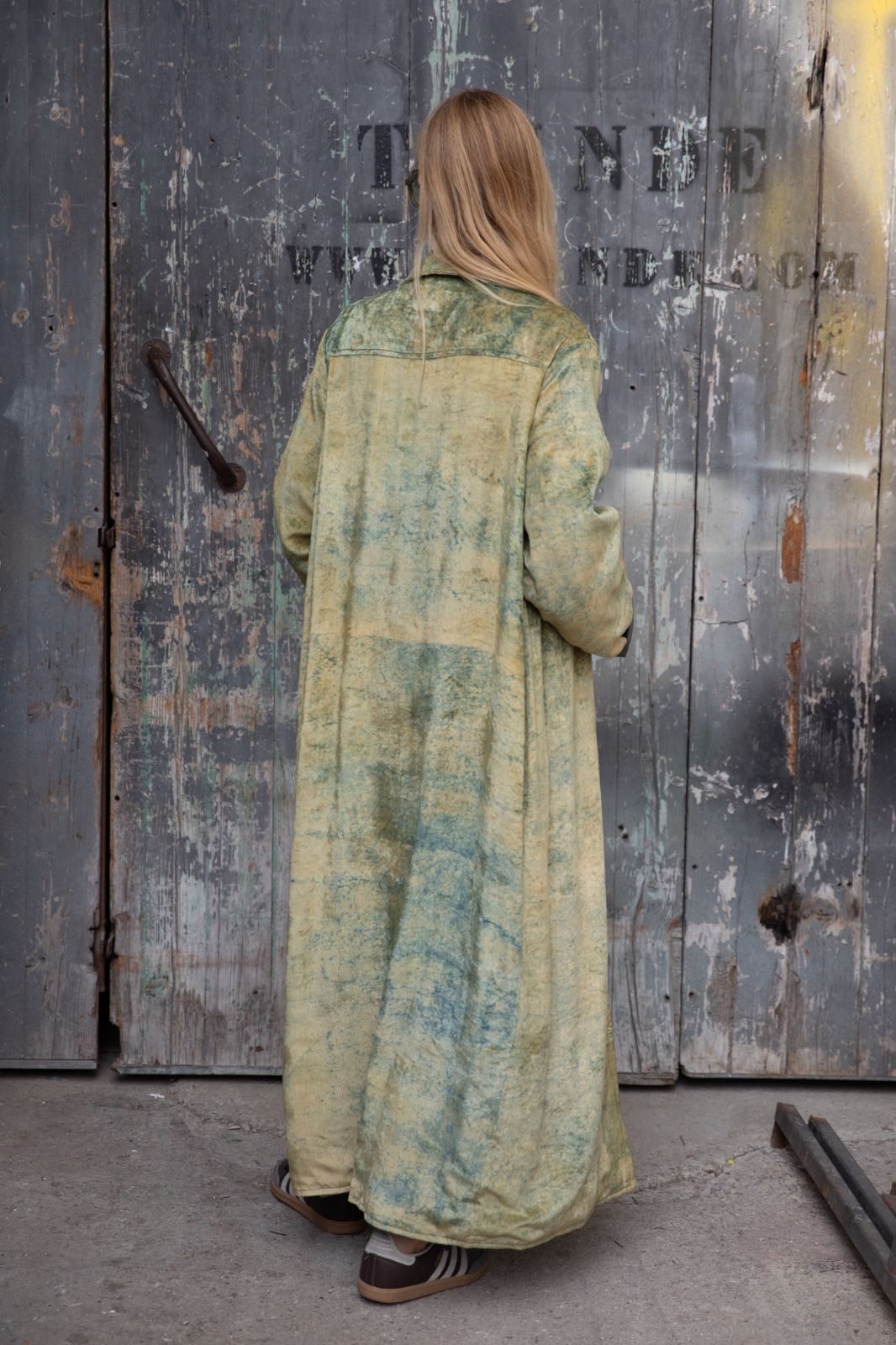 Meera Silk Velvet Coat