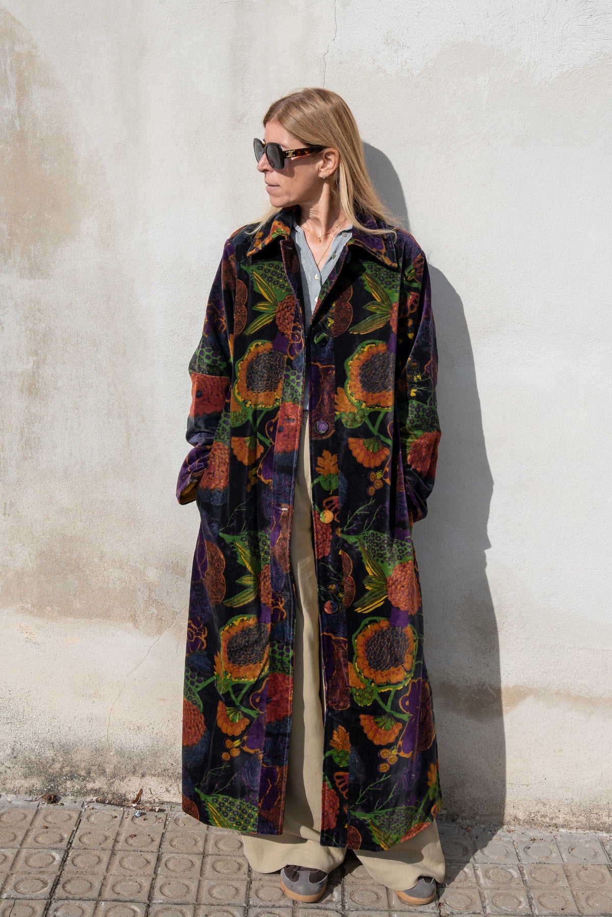 Velvet Long Jacket