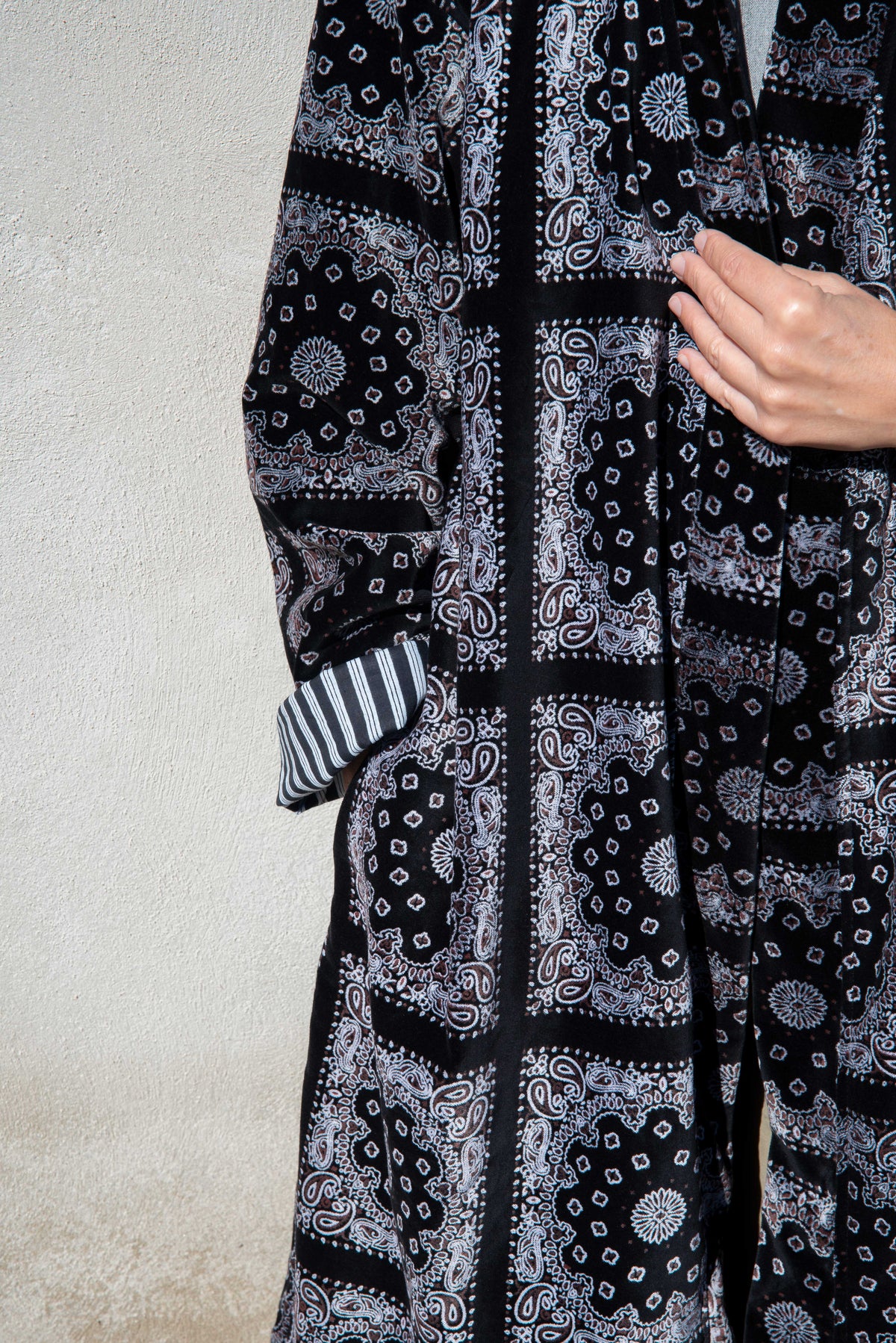 Velvet Long Jacket
