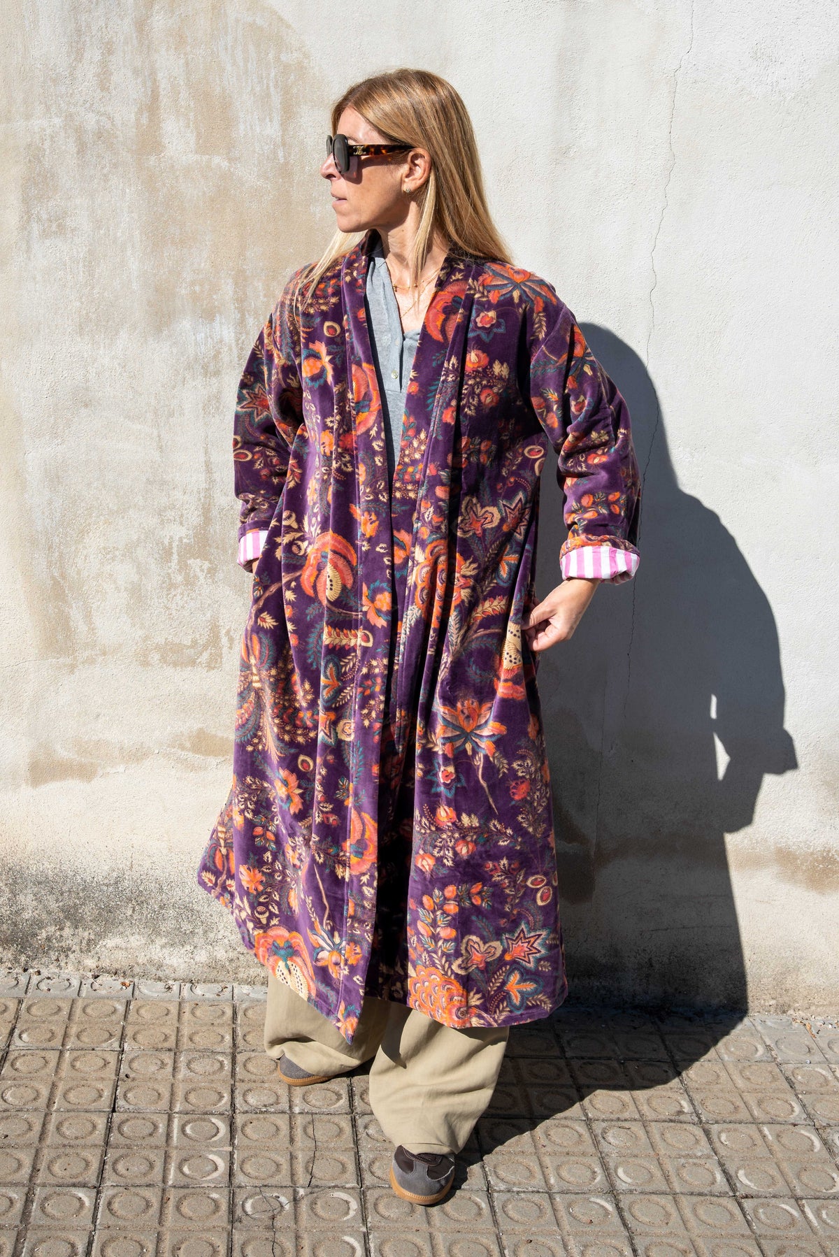 Velvet Long Jacket