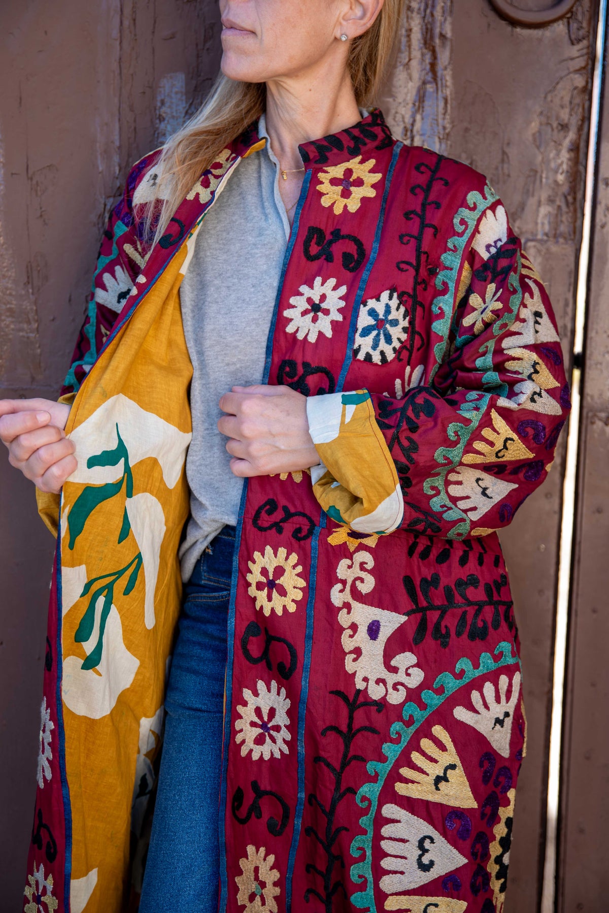 Long Suzani Jacket