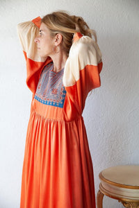 Juliana Orange Dress
