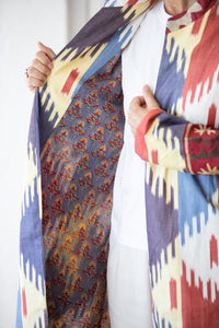 Kimono Suzani + ikat