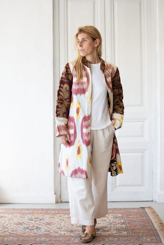 Kimono Suzani + ikat