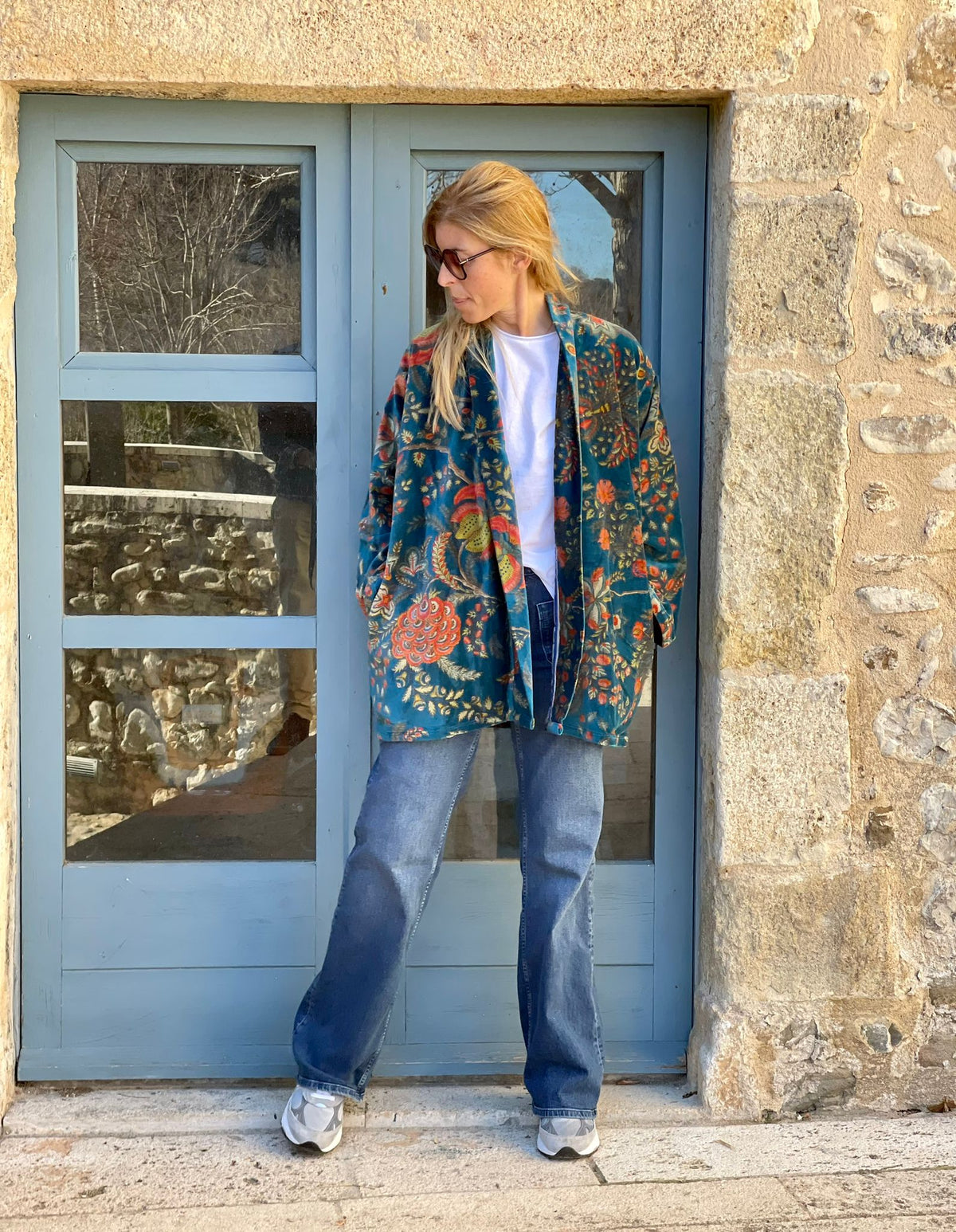 Velvet Kimono Short