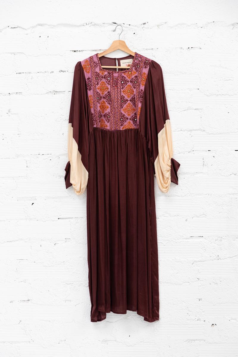 Juliana Brown Dress