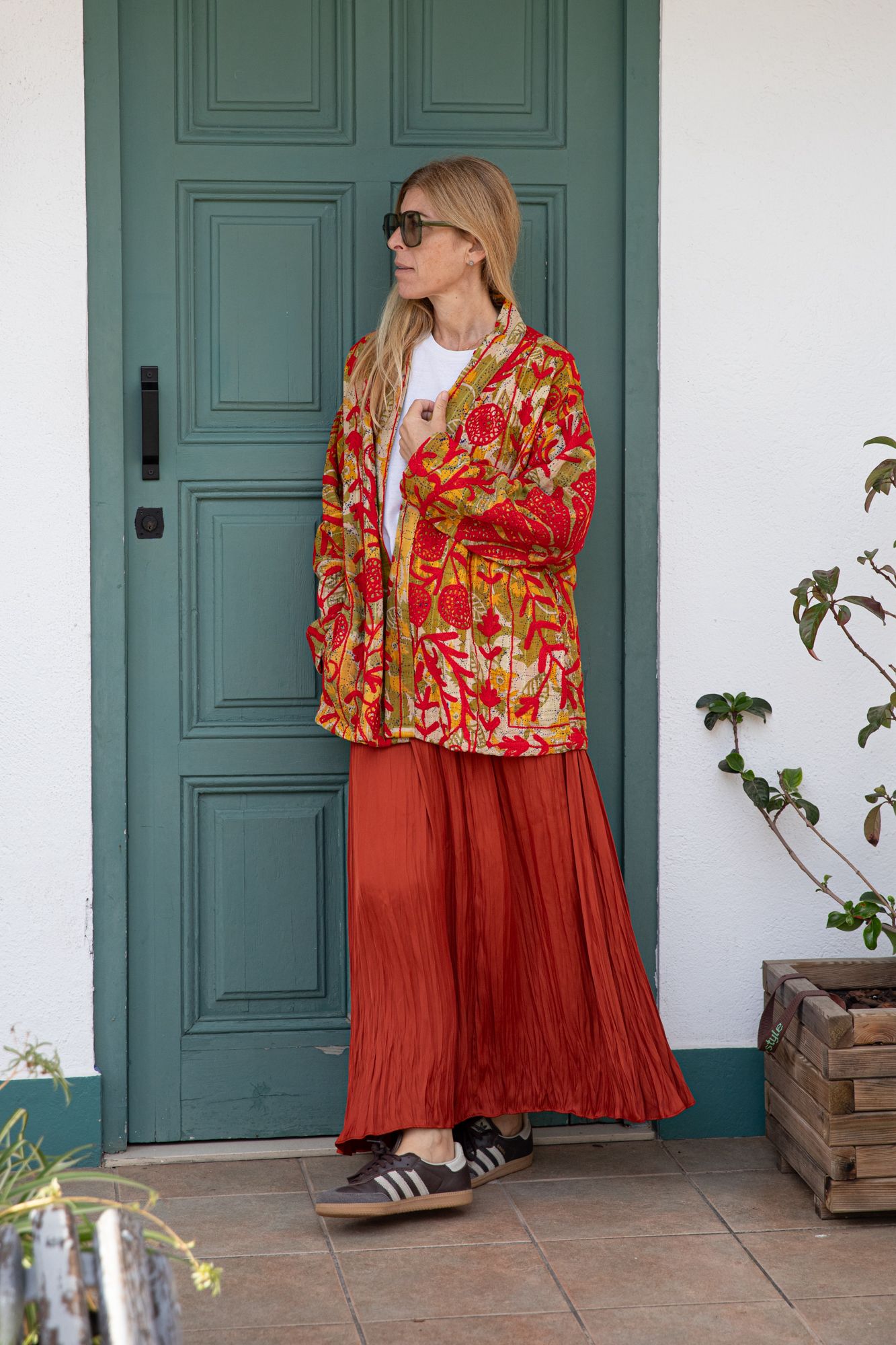 Kantha Embroidered Jacket