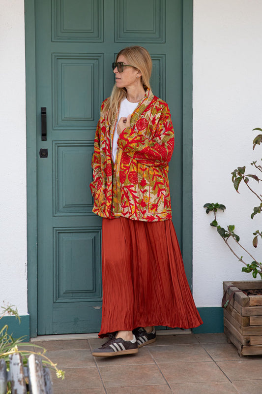 Kantha Embroidered Jacket