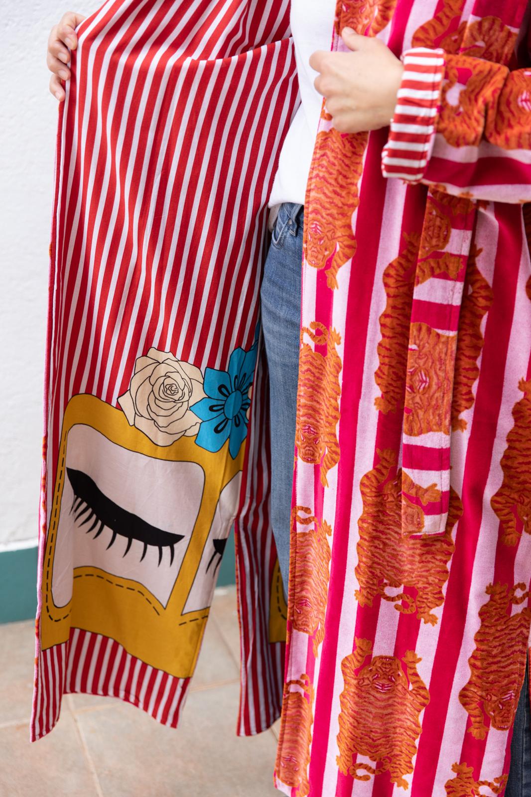 Velvet Jacket Stripes & Tiger