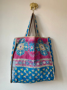 Kantha Market Bag