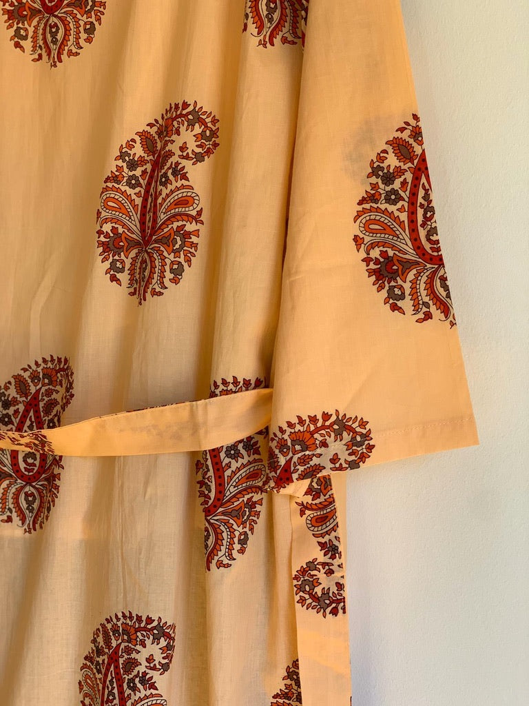 Block Print Kimono - Sanjanaandme 