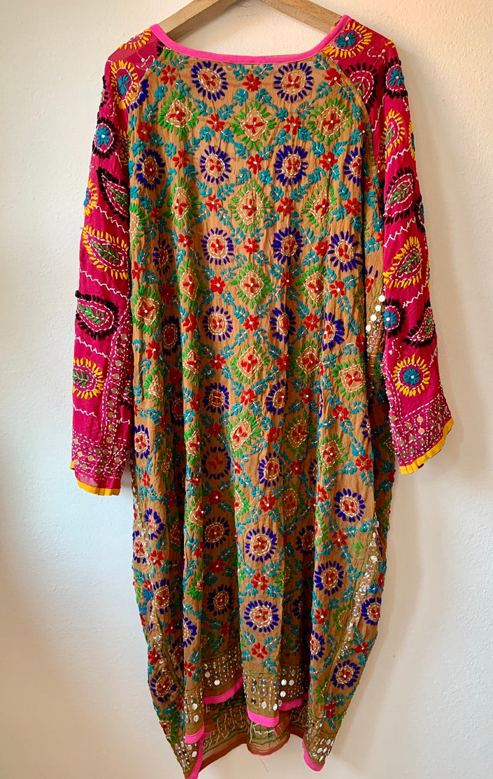 Long Pulkari Kimono