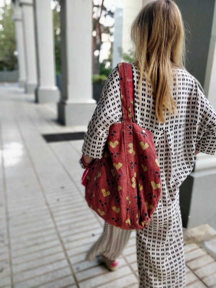 Vintage Kantha Bag