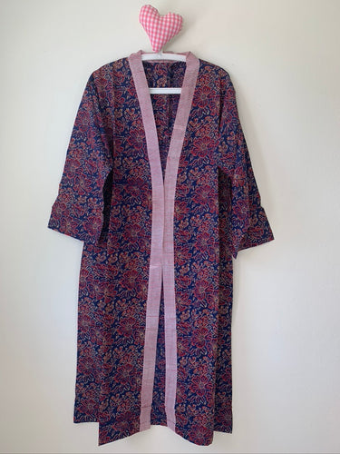 Block Print Kimono - Sanjanaandme 