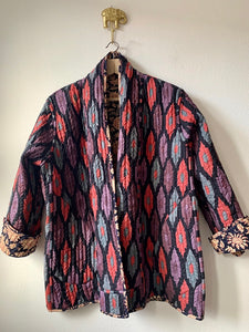 Block Print Quilted Kimono