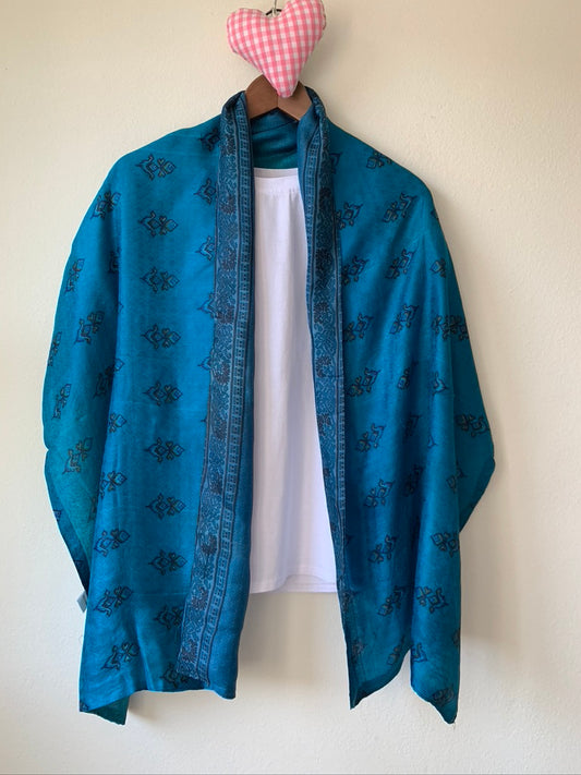 Vintage Silk  Scarf - Sanjanaandme 