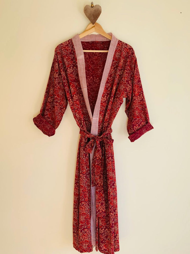 Block Print Kimono - Sanjanaandme 