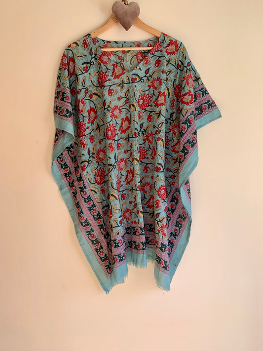 Block Print Poncho