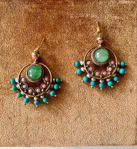 Semi Precious stones earrings